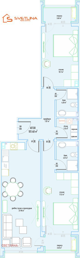 3-СТАЕН, 125 m2
