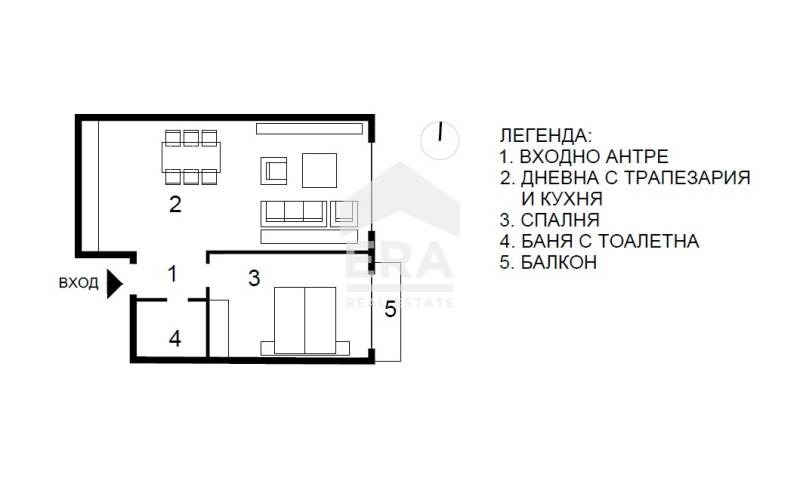 In vendita  1 camera da letto Sofia , Tsentar , 76 mq | 41618339 - Immagine [3]