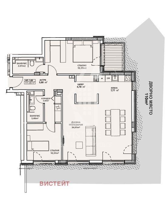 Продава 3-СТАЕН, гр. София, Павлово, снимка 5 - Aпартаменти - 48666095