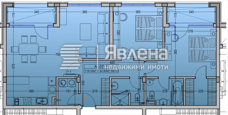 Продава 3-СТАЕН, гр. София, Драгалевци, снимка 11 - Апартаменти - 54059384