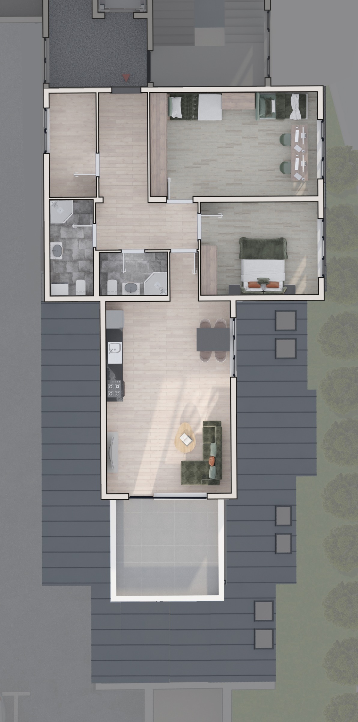 Продава 3-СТАЕН, гр. София, Дружба 2, снимка 2 - Апартаменти - 54134928