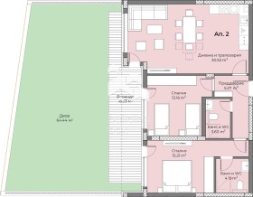 Продава 3-стаен град Пловдив Беломорски - [1] 