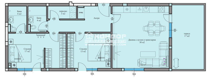 Продава  3-стаен град Пловдив , Въстанически , 133 кв.м | 92066755 - изображение [4]