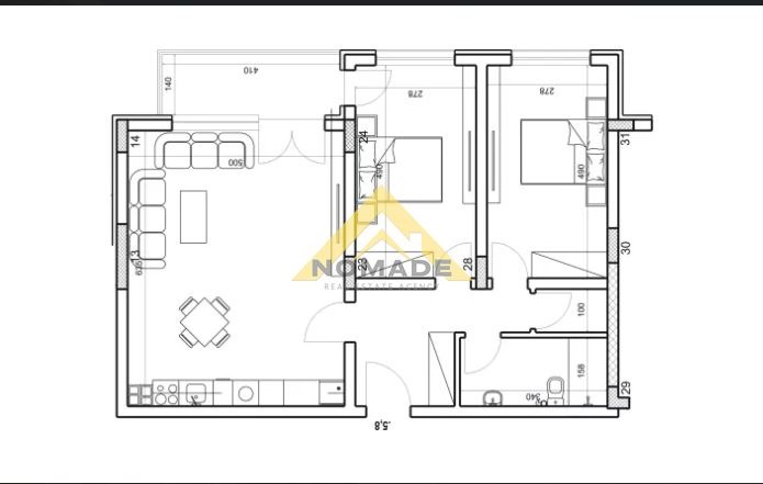 На продаж  2 спальні Пловдив , Младежки Хълм , 104 кв.м | 53689339 - зображення [2]