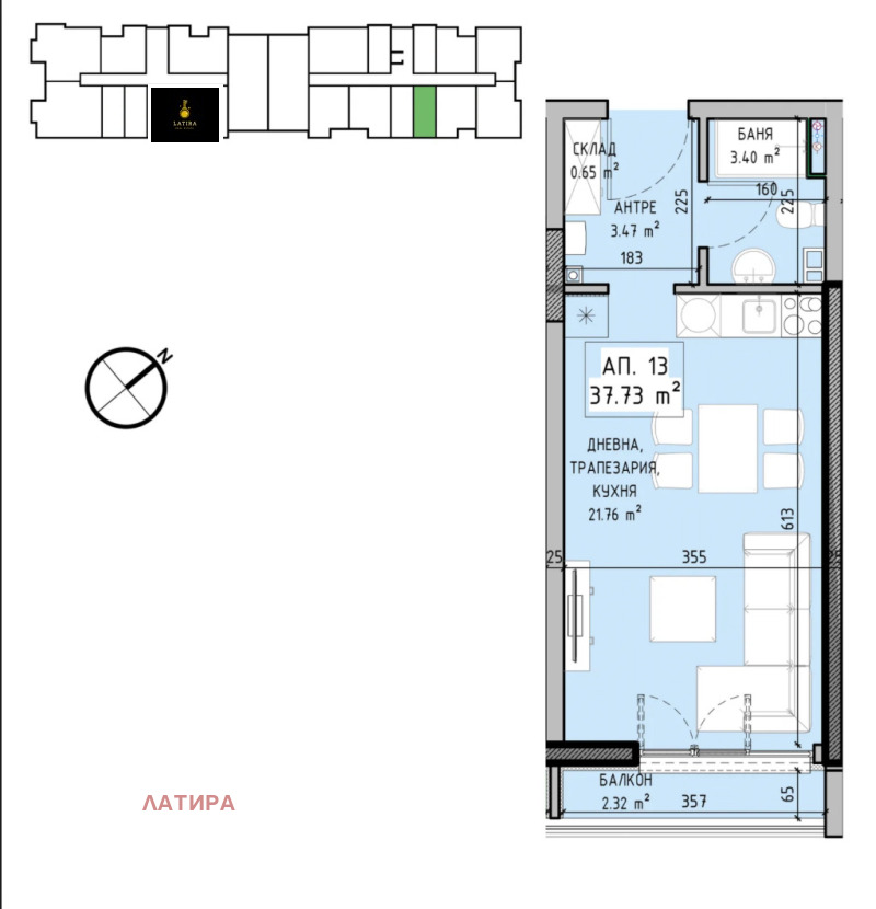 Na prodej  Studio Sofia , Malinova dolina , 44 m2 | 52411043