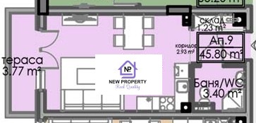 Продава 1-СТАЕН, гр. Бургас, област Бургас, снимка 4 - Апартаменти - 53087255