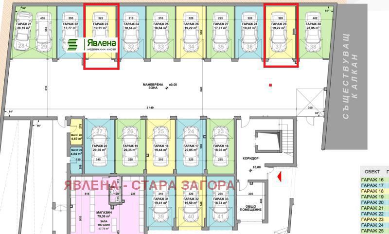 Продава ГАРАЖ, ПАРКОМЯСТО, гр. Стара Загора, Била, снимка 2 - Гаражи и паркоместа - 36350798