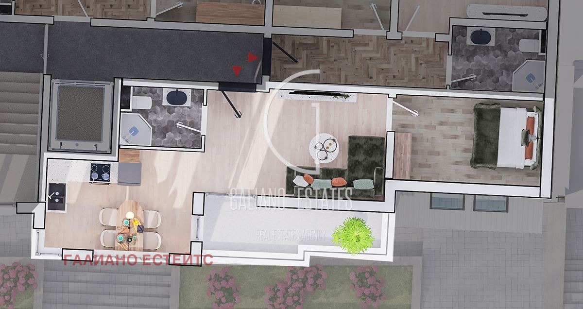 Продава 2-СТАЕН, гр. София, Стрелбище, снимка 2 - Апартаменти - 54277652