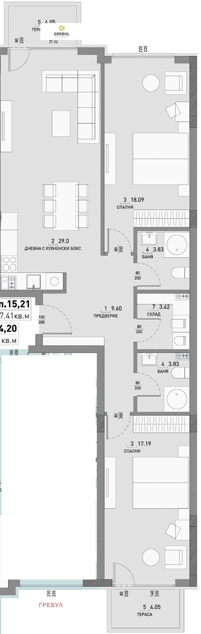 De vânzare  1 dormitor Sofia , Malinova dolina , 100 mp | 60211221 - imagine [4]