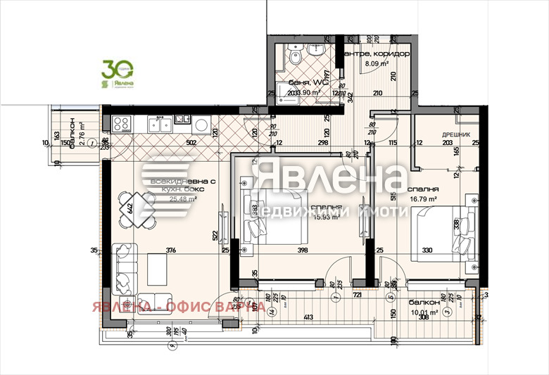 Продава  3-стаен град Варна , Младост 2 , 117 кв.м | 71233595