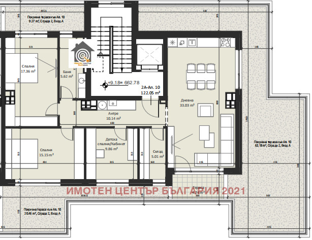 Продава 4-СТАЕН, гр. София, Малинова долина, снимка 2 - Апартаменти - 53595426