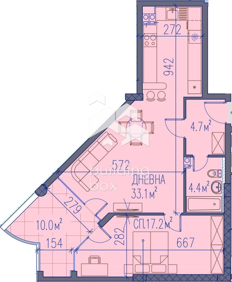 Продава 2-СТАЕН, гр. Пловдив, Младежки Хълм, снимка 6 - Aпартаменти - 47202685