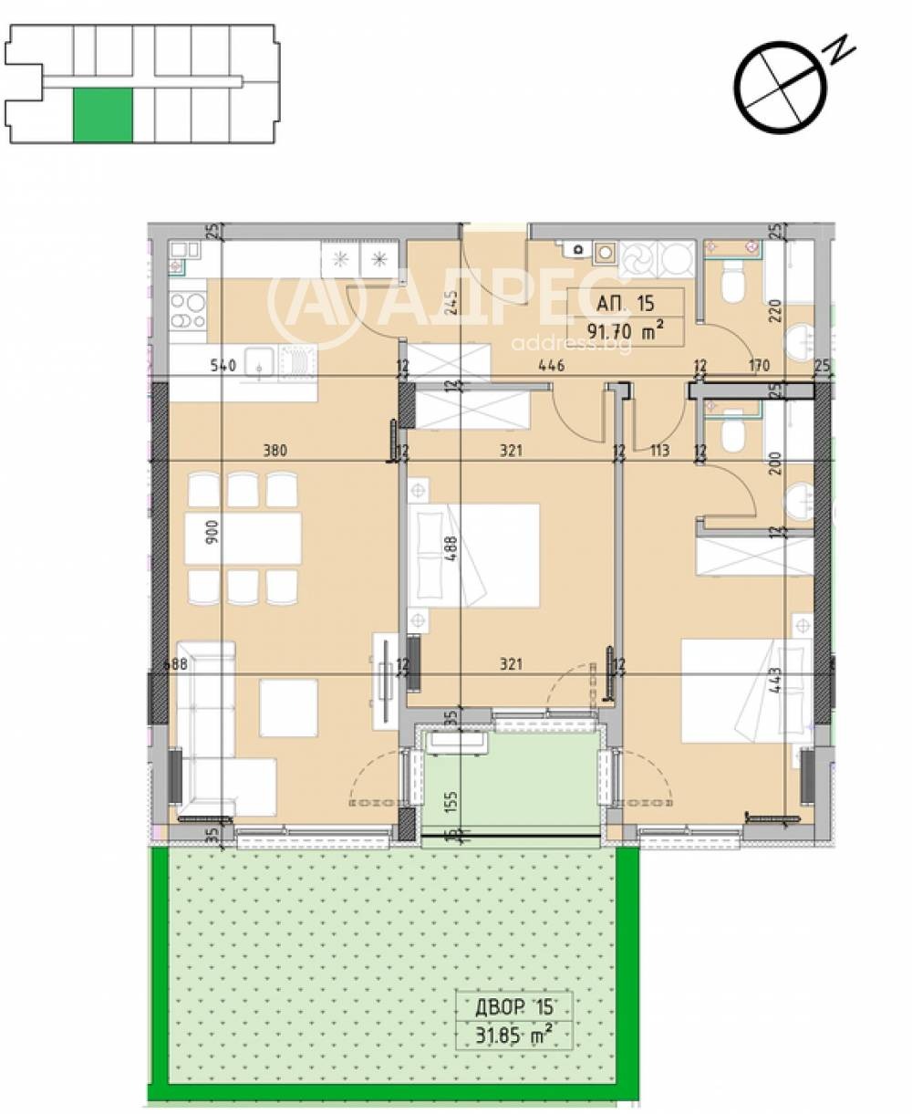 Продава 3-СТАЕН, гр. София, Малинова долина, снимка 4 - Апартаменти - 56567177