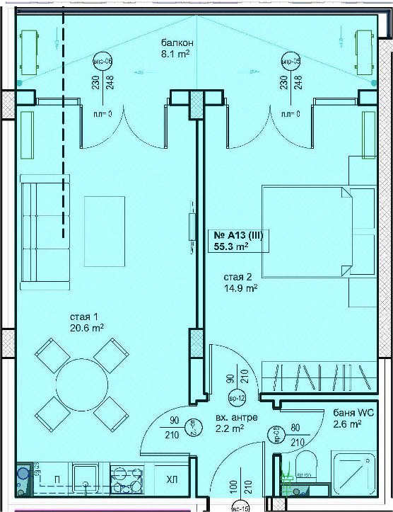 Продава 2-СТАЕН, гр. Бургас, Братя Миладинови, снимка 4 - Апартаменти - 56083321