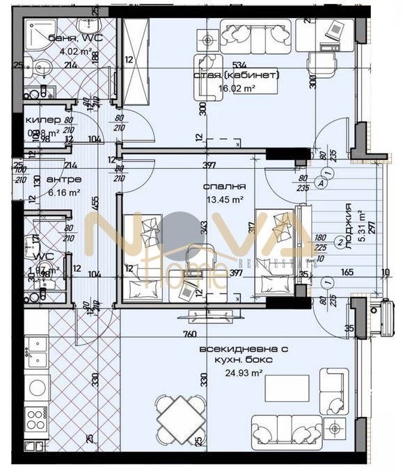 Продава 3-СТАЕН, гр. Варна, Младост 1, снимка 16 - Aпартаменти - 44855440