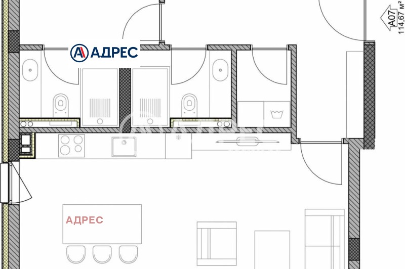 Продава 3-СТАЕН, гр. Варна, Свети Никола, снимка 4 - Апартаменти - 53266580