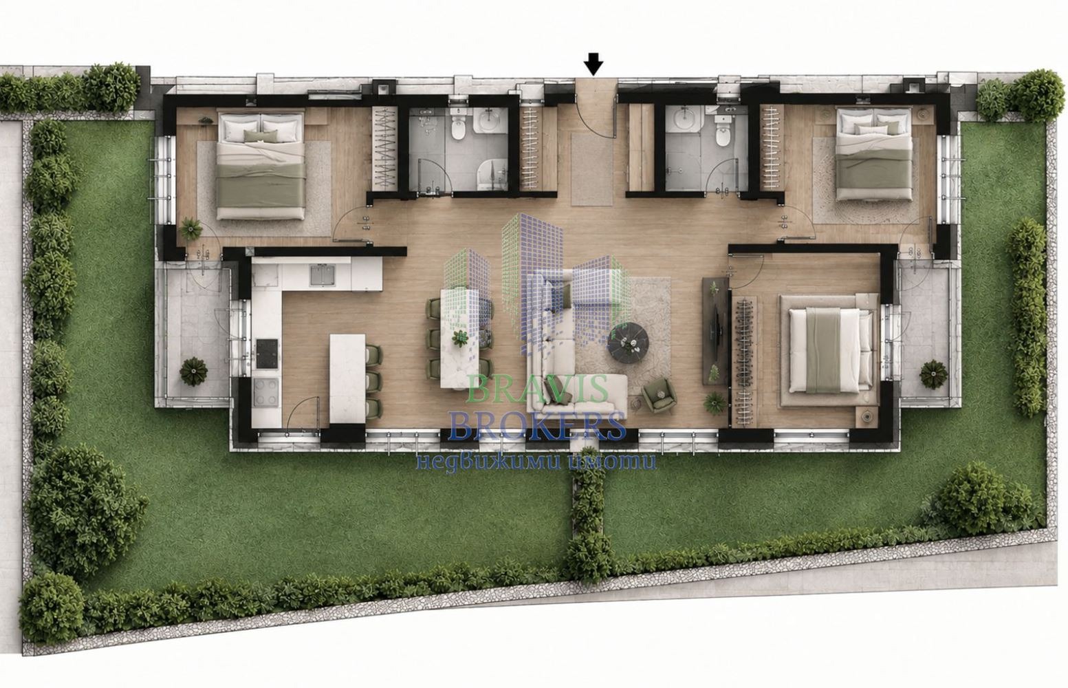Продава 4-СТАЕН, гр. Варна, Виница, снимка 2 - Апартаменти - 56476791