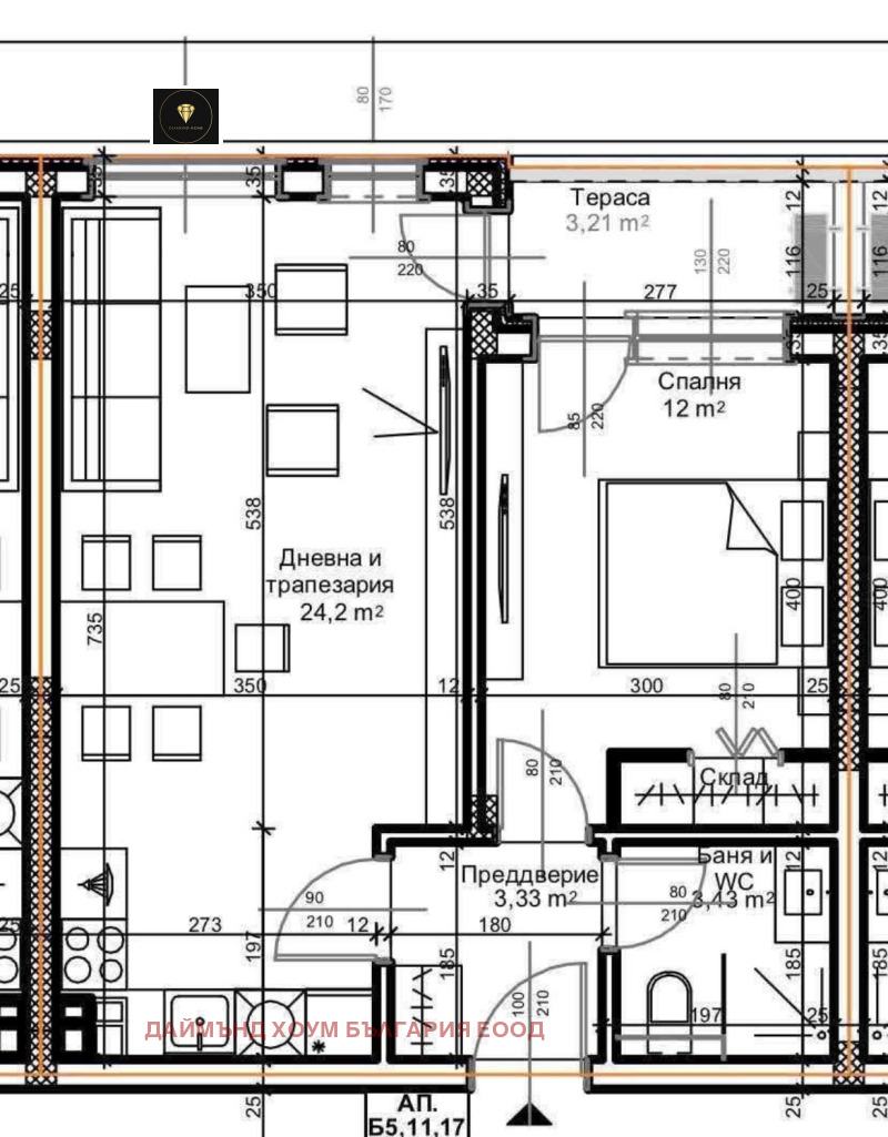 Till salu  1 sovrum Plovdiv , Ostromila , 65 kvm | 96392377 - bild [6]