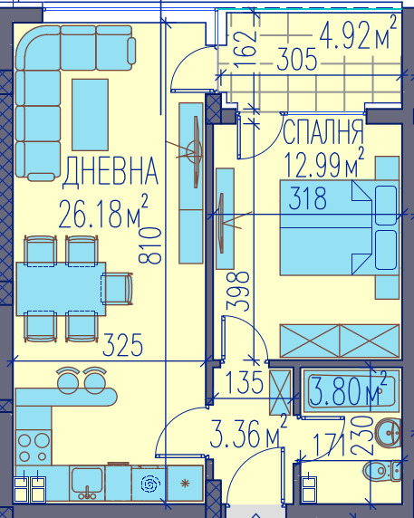 À venda  1 quarto Plovdiv , Trakiia , 72 m² | 94320413 - imagem [2]