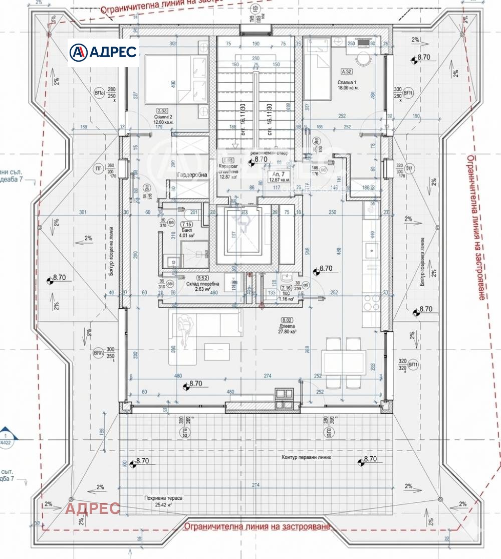 Продава 3-СТАЕН, гр. Варна, Бриз, снимка 3 - Апартаменти - 56332801