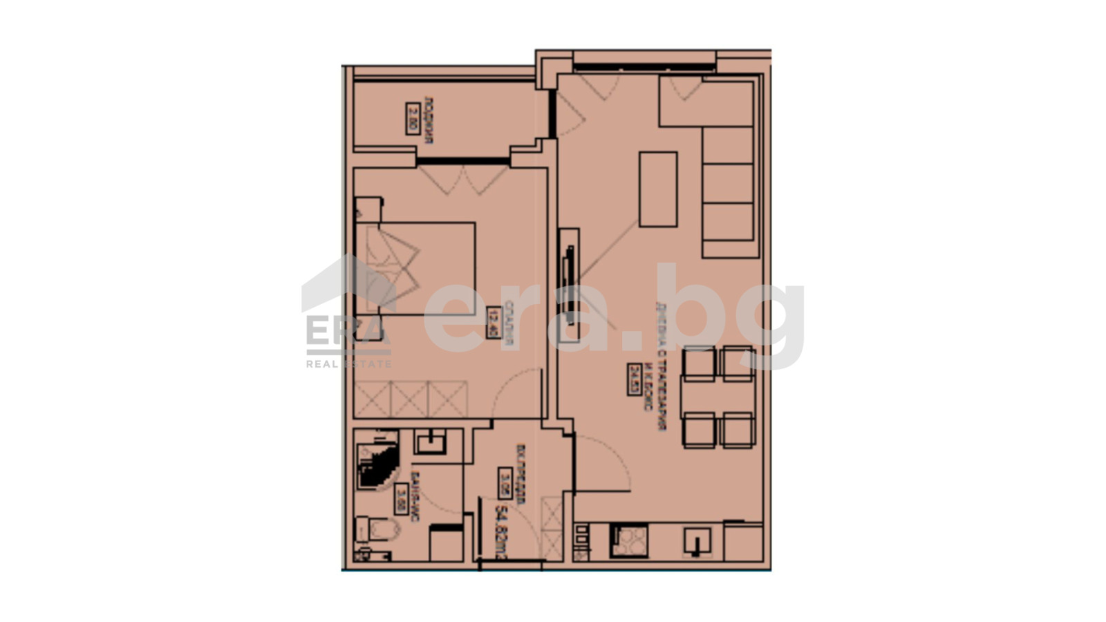 Продава 2-СТАЕН, гр. Търговище, Вароша, снимка 10 - Апартаменти - 54772537