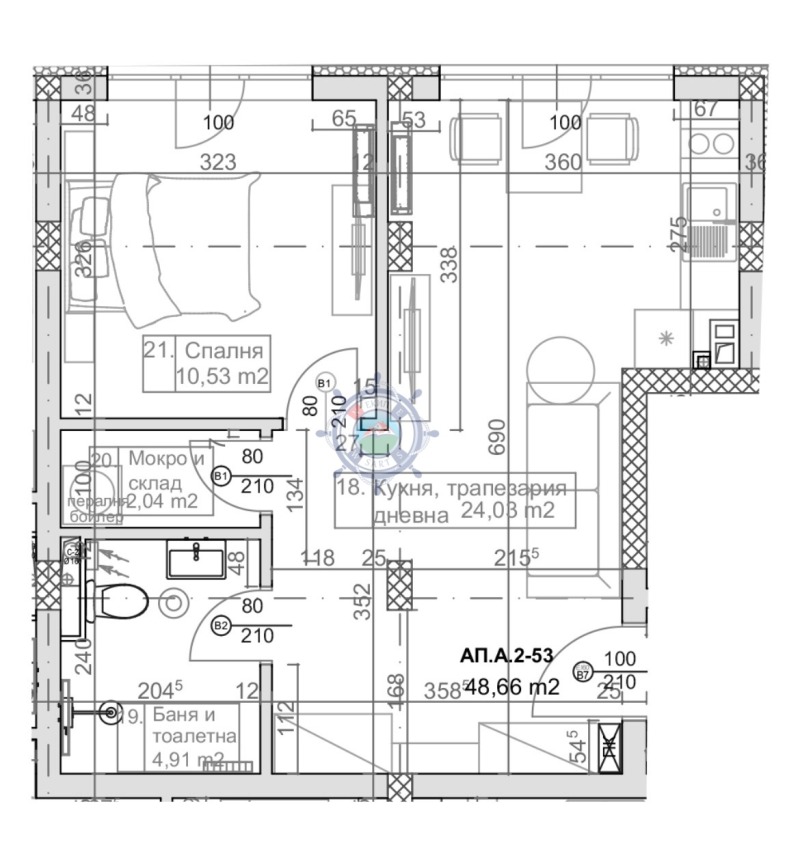 Продава  2-стаен град Варна , к.к. Слънчев ден , 59 кв.м | 79058609 - изображение [4]