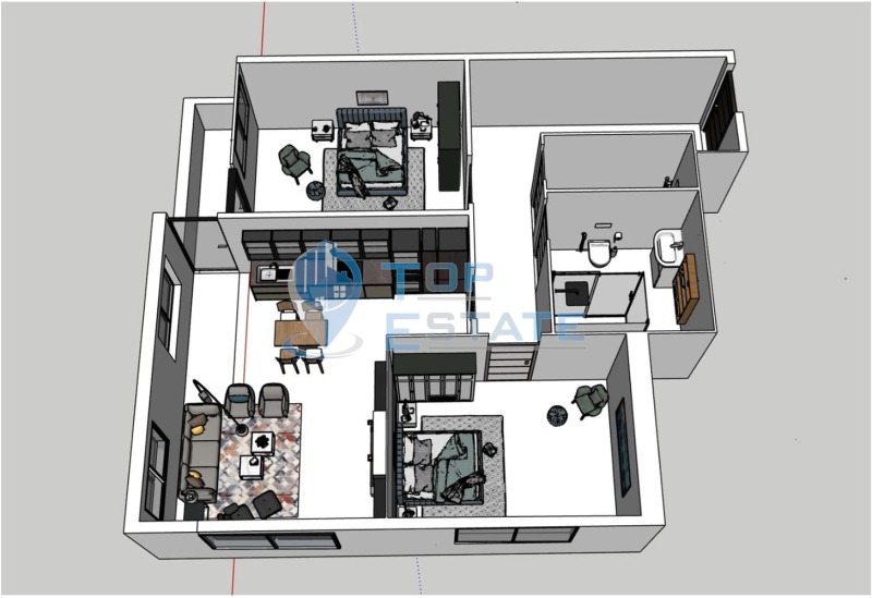 Продава 3-СТАЕН, гр. Велико Търново, Бузлуджа, снимка 1 - Aпартаменти - 47702634