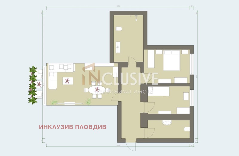 Продаја  2 спаваће собе Пловдив , Христо Смирненски , 97 м2 | 87080937 - слика [15]