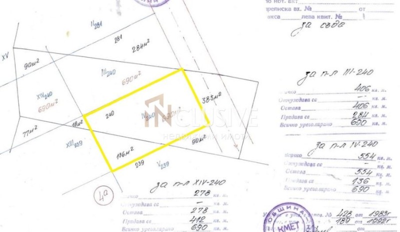Myytävänä  Juoni Sofian alue , Gara Elin Pelin , 690 neliömetriä | 57714325 - kuva [2]
