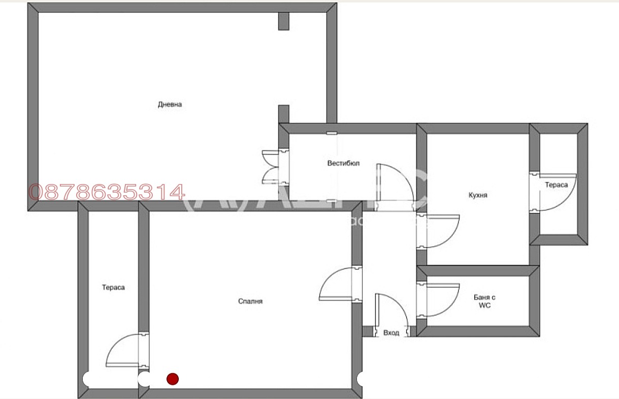 Продава 2-СТАЕН, гр. София, Център, снимка 9 - Апартаменти - 55779257