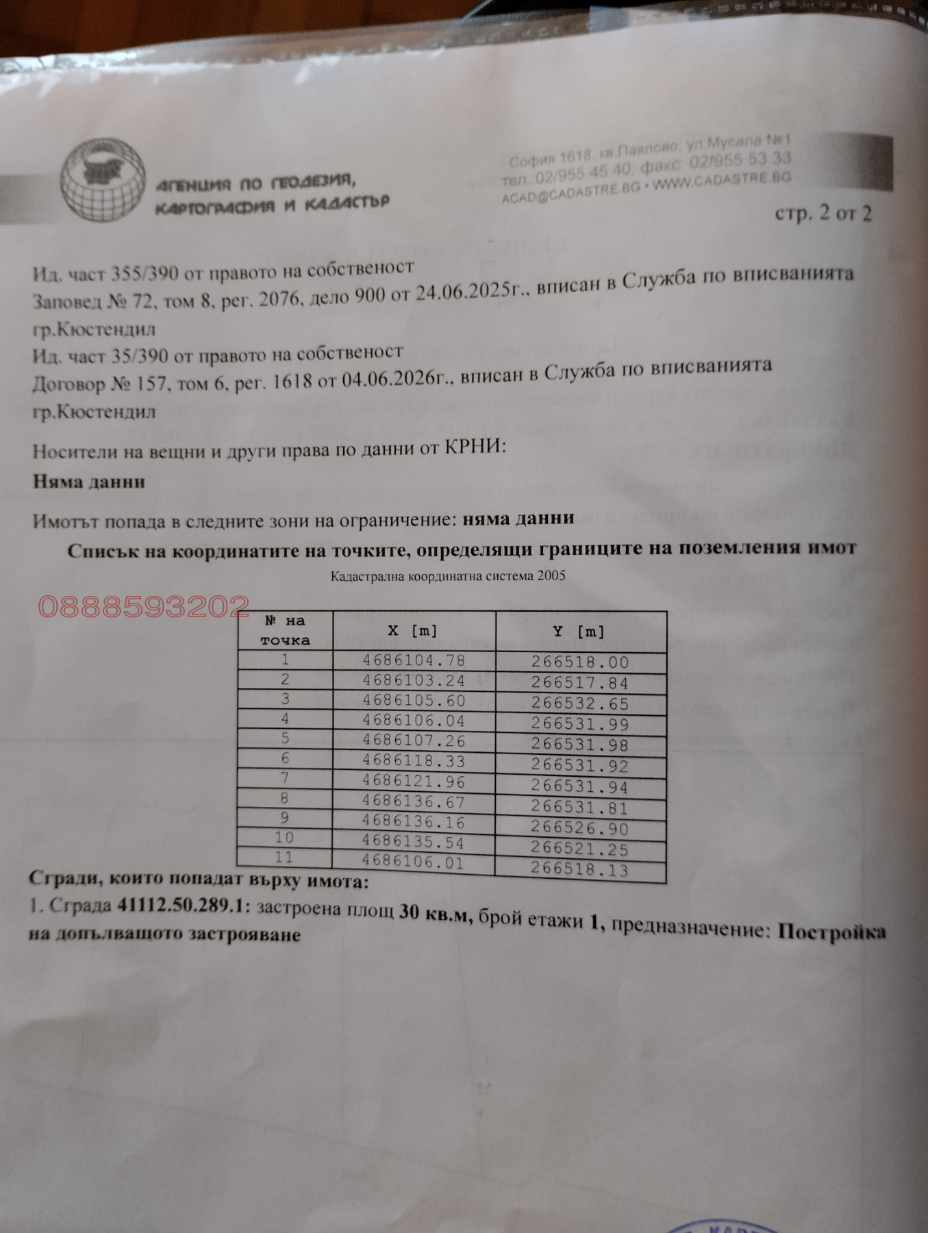 Продава ПАРЦЕЛ, гр. Кюстендил, Румена войвода, снимка 8 - Парцели - 54913667