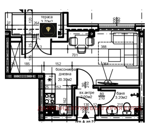 À vendre  Studio Plovdiv , Hristo Smirnenski , 40 m² | 85264189 - image [2]