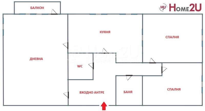 Продава 4-СТАЕН, гр. София, Красно село, снимка 2 - Aпартаменти - 48694142