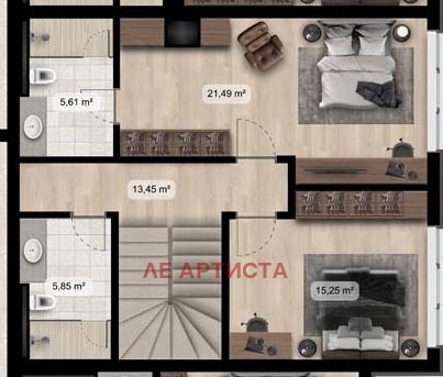 Продава МЕЗОНЕТ, гр. София, Дружба 2, снимка 7 - Апартаменти - 55250941