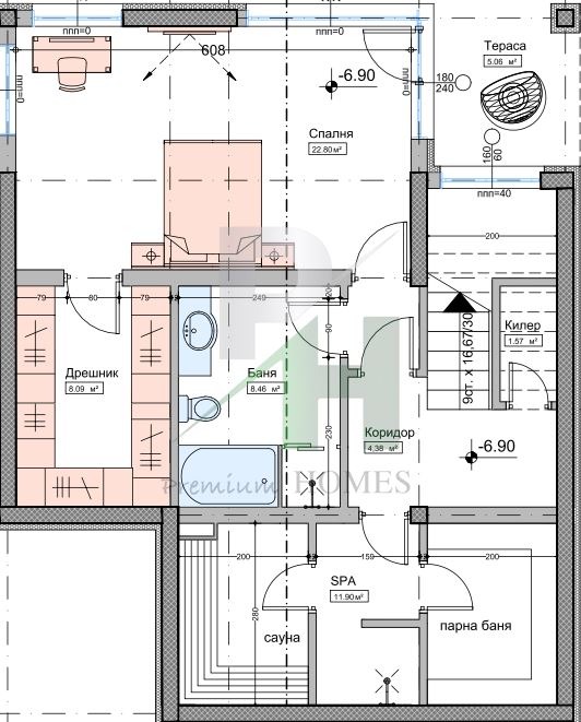 Продава КЪЩА, гр. София, с. Бистрица, снимка 11 - Къщи - 53956031