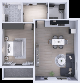 Te koop 1 slaapkamer