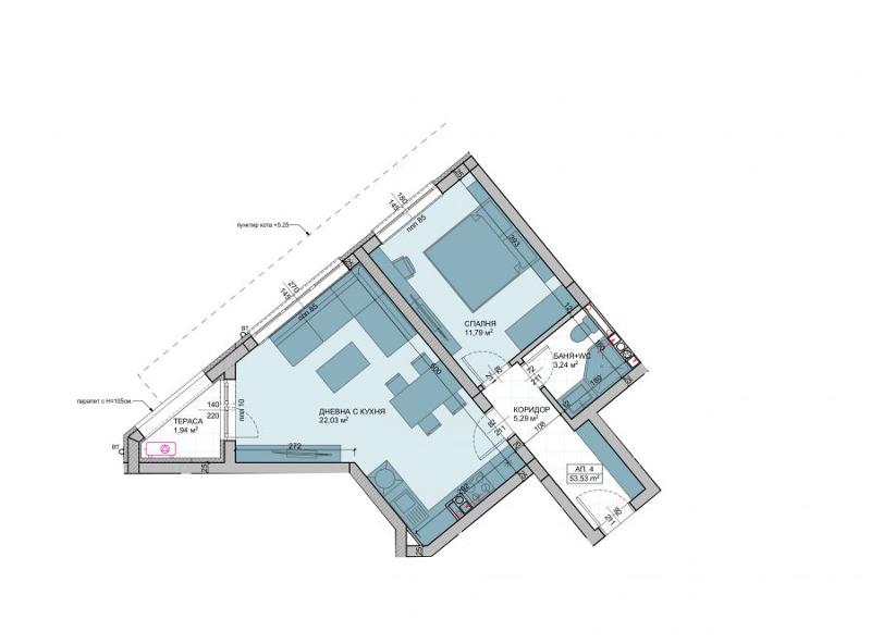 Продава  2-стаен, град Пловдив, Кючук Париж • 45 574 EUR • ID 15046977 — holmes.bg - [1] 