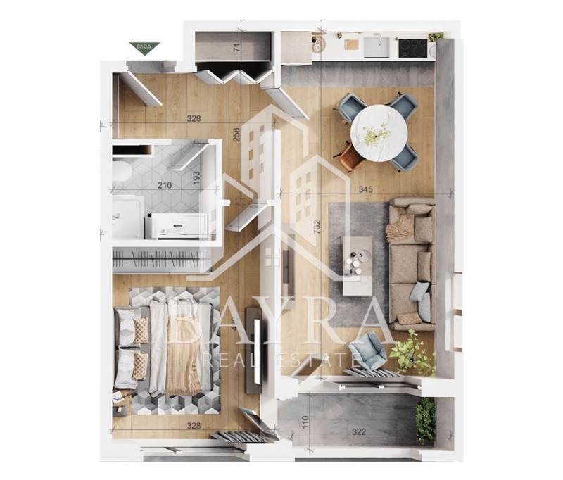Na prodej  1 ložnice Plovdiv , Trakija , 73 m2 | 84183923 - obraz [5]