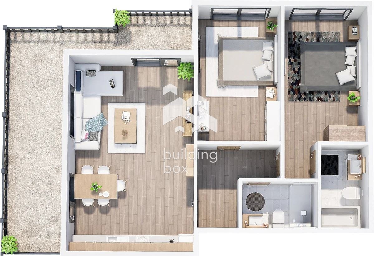 Продава 3-СТАЕН, гр. Пловдив, Христо Смирненски, снимка 3 - Апартаменти - 54014590