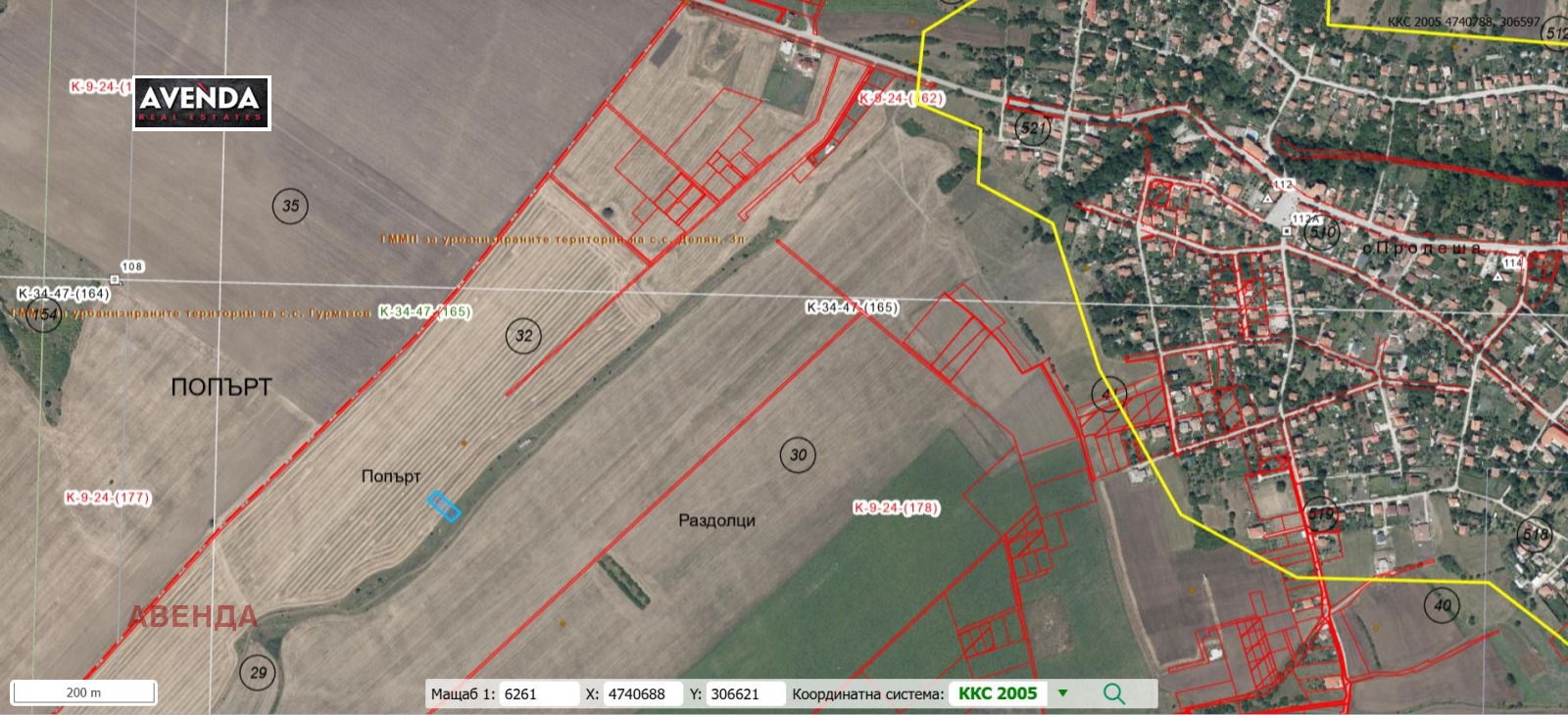 Продава ПАРЦЕЛ, с. Пролеша, област София област, снимка 2 - Парцели - 53796856