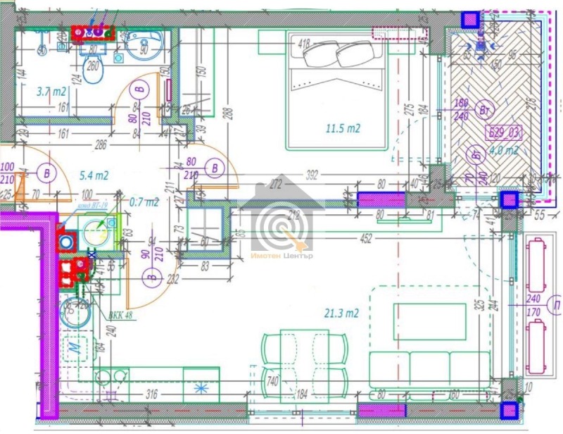 Продава 2-СТАЕН, гр. София, Малинова долина, снимка 3 - Апартаменти - 52920701