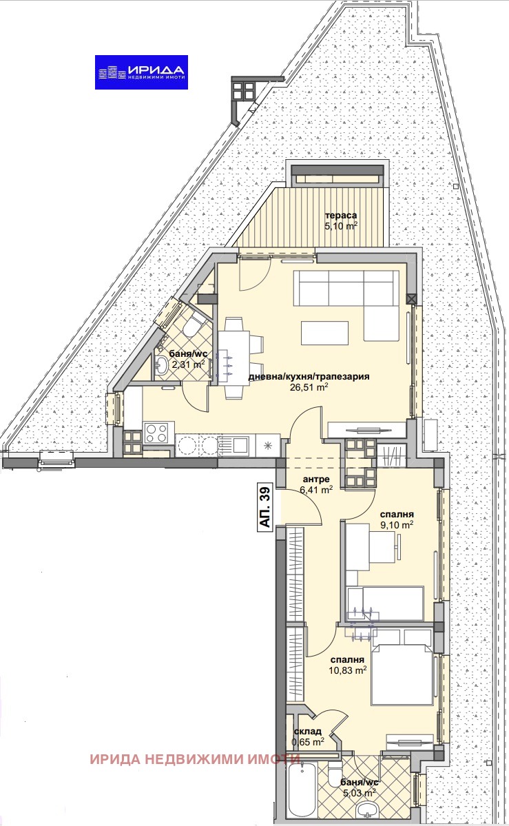 De vânzare  2 dormitoare Sofia , Liulin 6 , 100 mp | 78224856