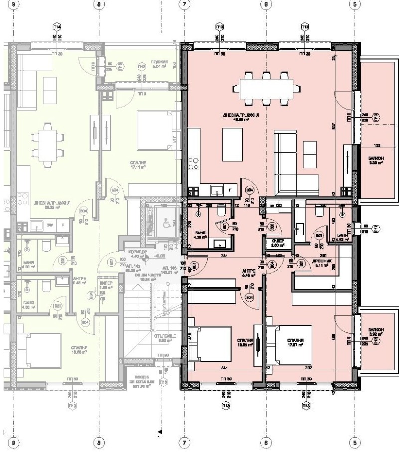 Продаја  2 спаваће собе Варна , Аспарухово , 159 м2 | 55860175 - слика [3]