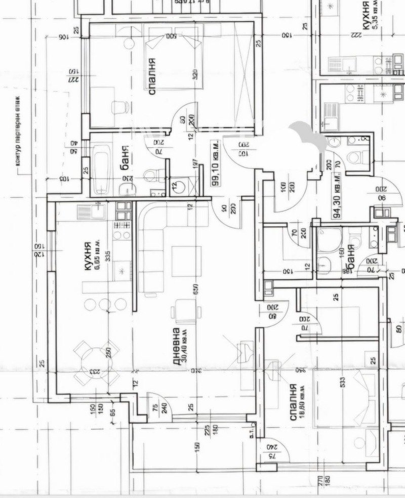 Продава 3-СТАЕН, гр. София, Манастирски ливади, снимка 3 - Апартаменти - 52988623