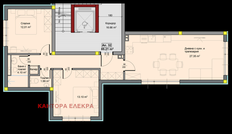 Продава 3-СТАЕН, гр. Варна, Аспарухово, снимка 4 - Aпартаменти - 46874050