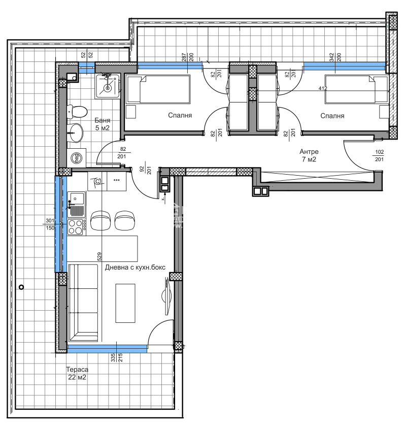 Zu verkaufen  2 Schlafzimmer Plowdiw , Proslaw , 95 qm | 74421822 - Bild [3]