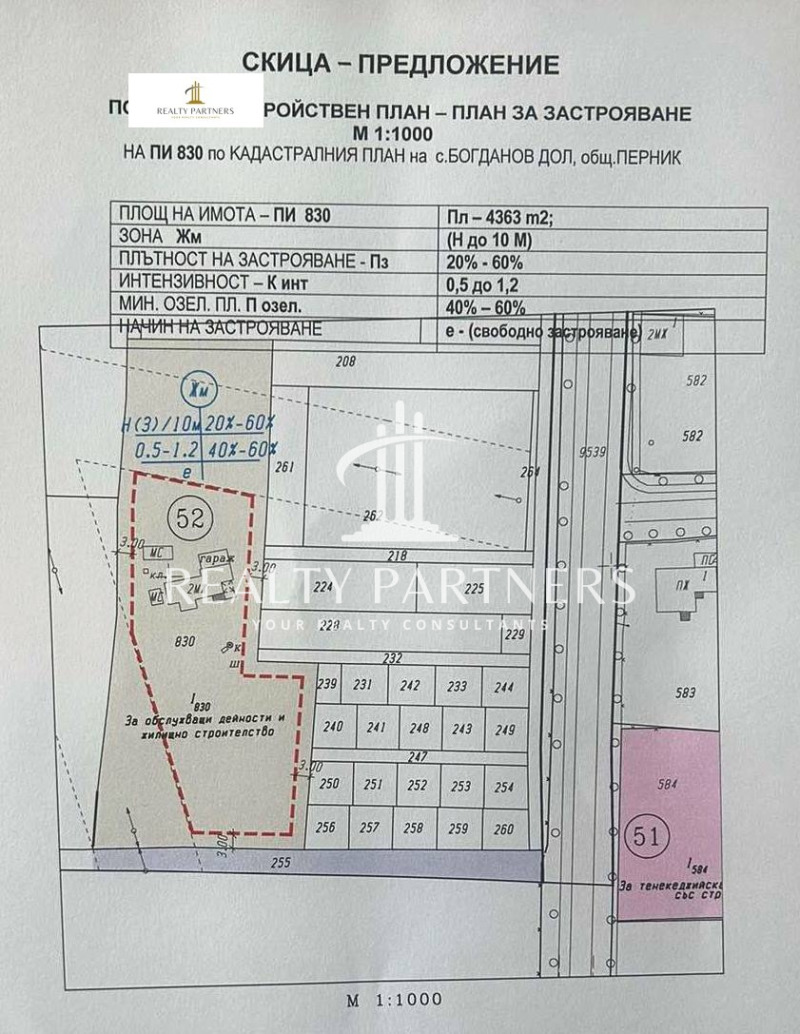 Til salg  Grund region Pernik , Bogdanov dol , 4363 kvm | 46304125 - billede [7]