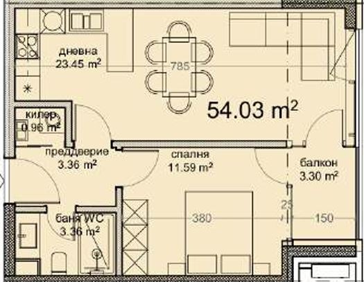 Продава 2-СТАЕН, гр. Варна, Владислав Варненчик 1, снимка 2 - Апартаменти - 53897289