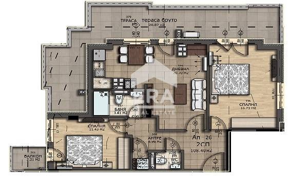 In vendita  2 camere da letto Sofia , Levski , 125 mq | 47318285 - Immagine [4]