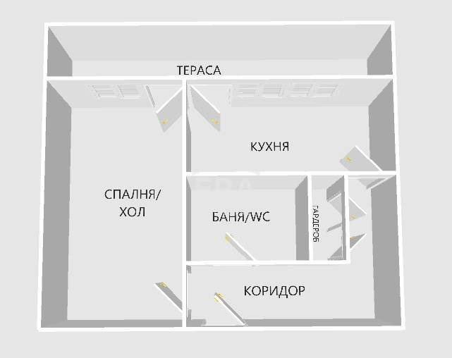 Продава  1-стаен град Шумен , Тракия , 40 кв.м | 21548293
